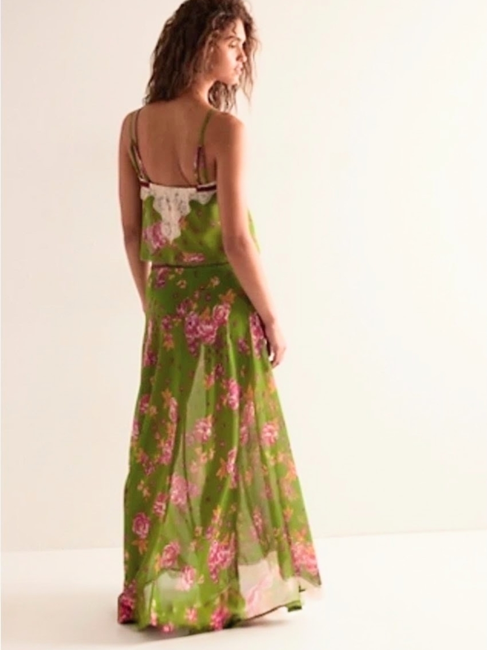 NWT Free People Vintage Floral Two-Piece Midi Skirt Set - Rare Photo Shoot SET S